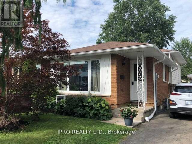 MAIN & 2ND FLR - 14 CANTERBURY DRIVE St. Catherines Ontario