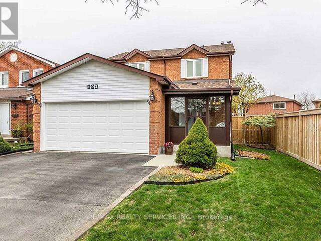 102 RICHVALE DRIVE N Brampton Ontario