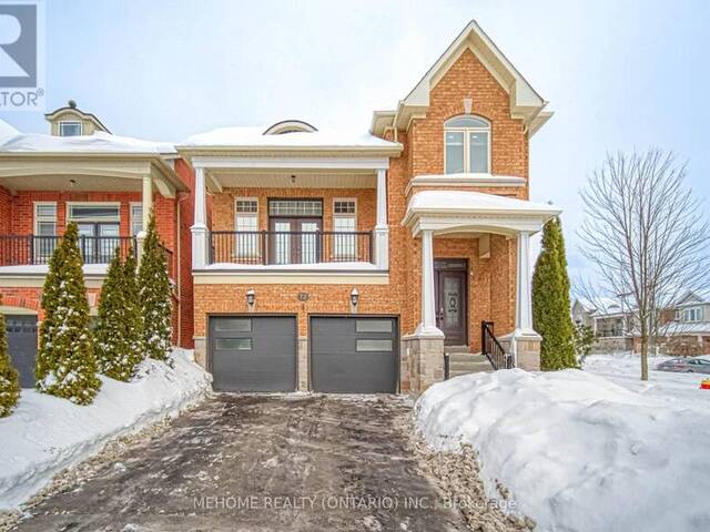 72 VANDERVOORT DRIVE Richmond Hill Ontario