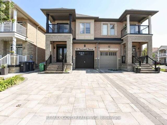 92 VANDERPOOL CRESCENT Brampton Ontario