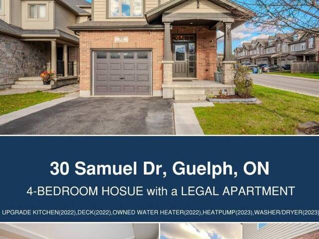 30 SAMUEL DRIVE Guelph Ontario