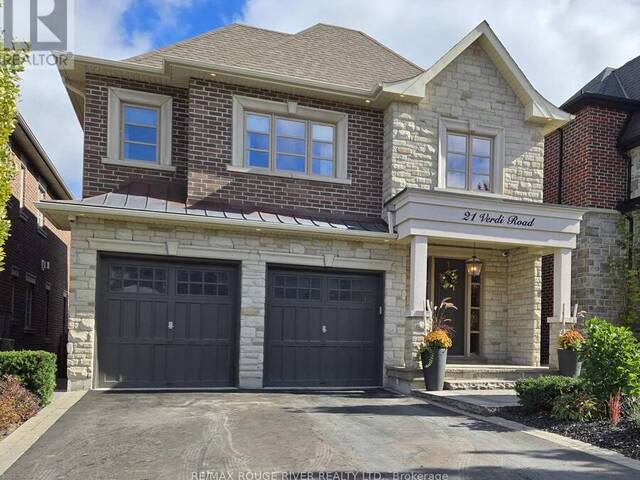 21 VERDI ROAD Richmond Hill Ontario