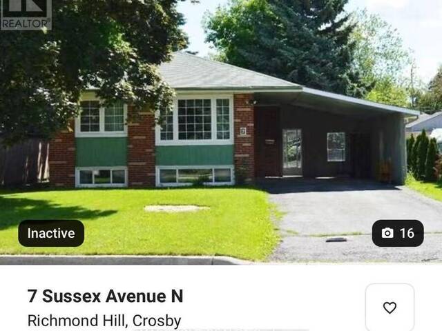 7 SUSSEX AVENUE Richmond Hill Ontario