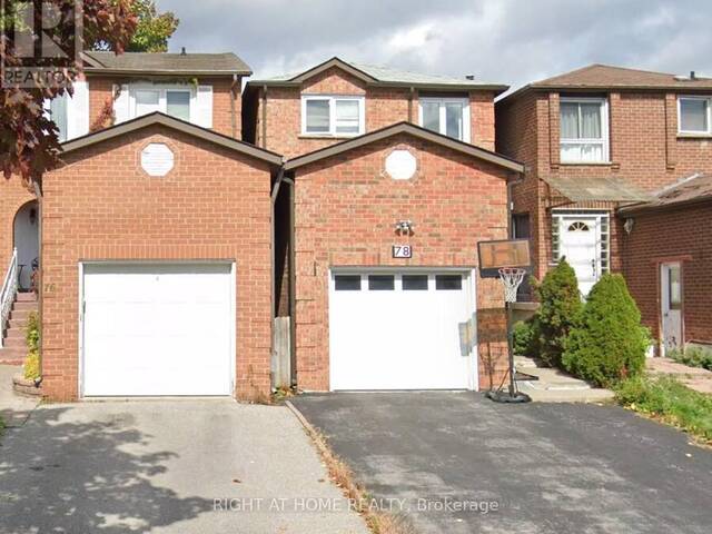 78 REJANE CRESCENT Vaughan Ontario