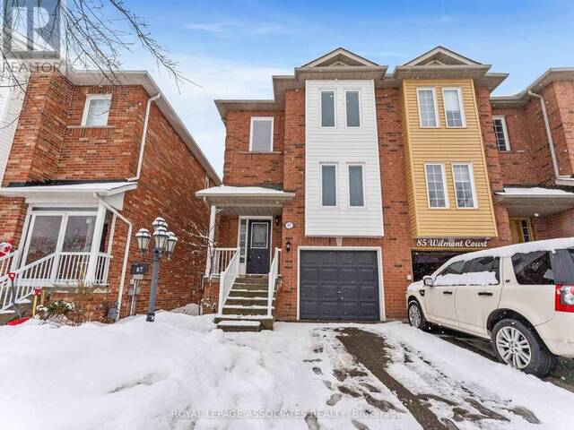 87 WILMONT COURT Brampton Ontario