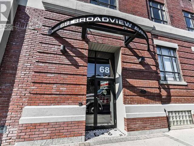 215 - 68 BROADVIEW AVENUE Toronto Ontario