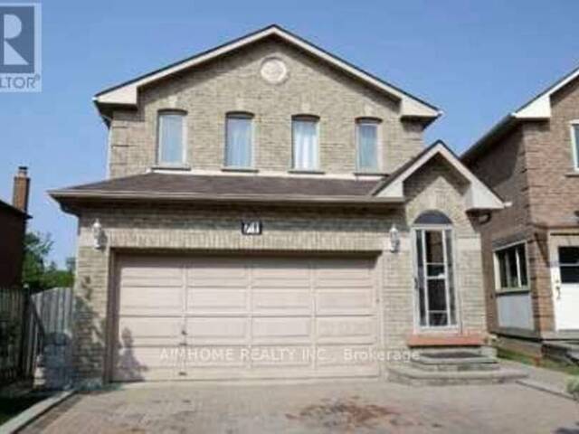 71 ASHMORE CRESCENT Markham Ontario