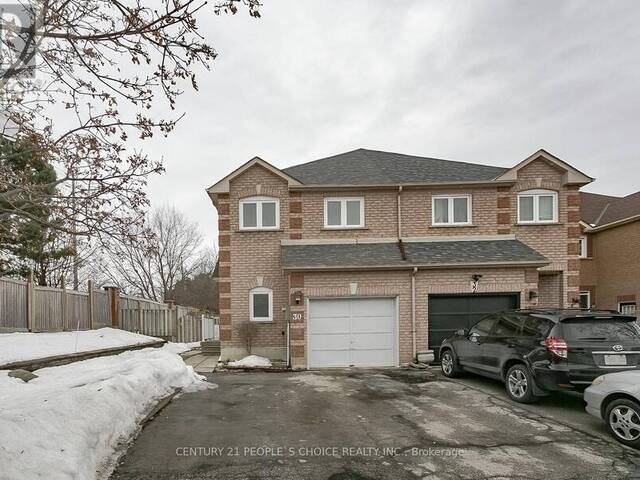 30 CARRIE CRESCENT Brampton Ontario