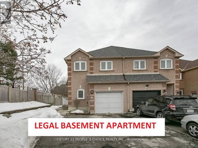 30 CARRIE CRESCENT Brampton Ontario