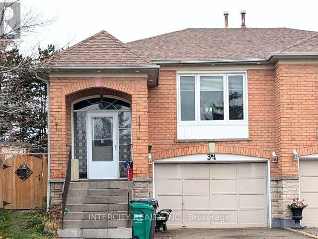 34 PEACE VALLEY CRESCENT E Brampton Ontario