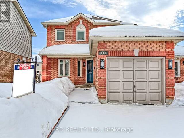 104 HUDSON CRESCENT Bradford/West Gwillimbury Ontario