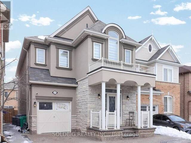 7 CALLANDAR ROAD Brampton Ontario