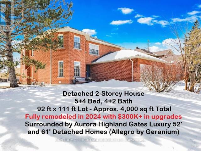 243 MURRAY DRIVE Aurora Ontario