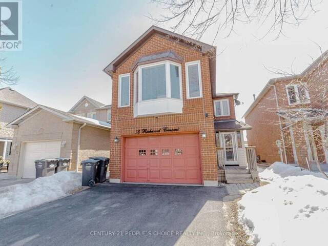 13 RICHWOOD CRESCENT Brampton Ontario