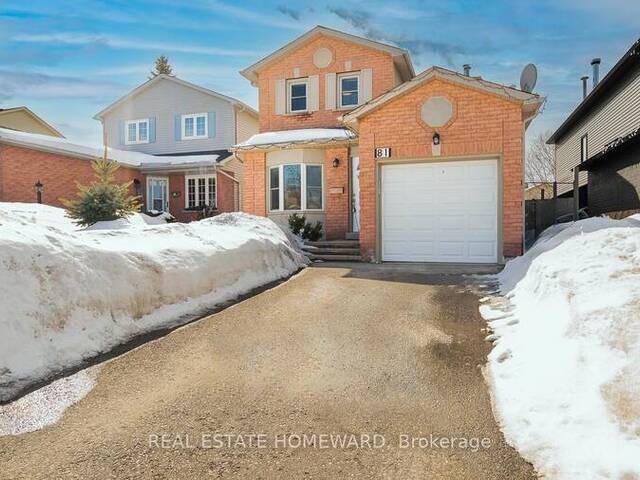 81 HADDEN CRESCENT Barrie Ontario