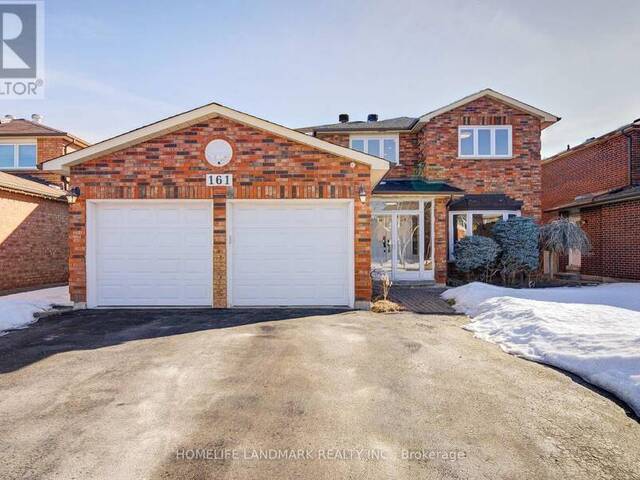 161 VALLEYMEDE DRIVE Richmond Hill Ontario