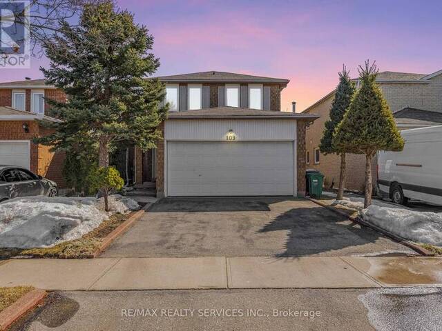 109 GATESGILL STREET Brampton Ontario