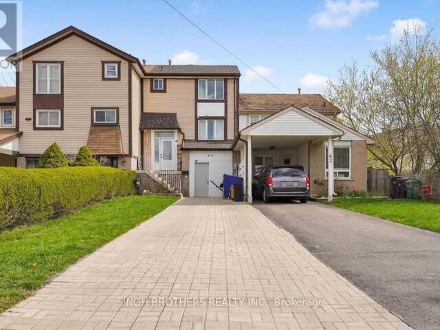 65 ELMVALE AVENUE Brampton Ontario