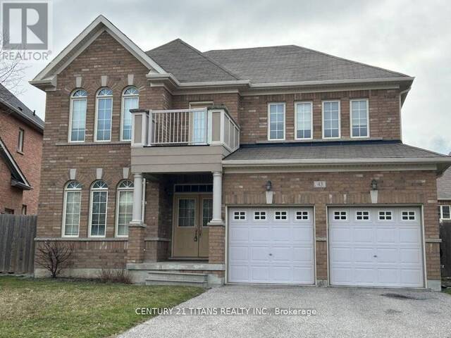 43 SHEDIAC ROAD Brampton Ontario