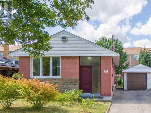 17 SAVARIN STREET Toronto Ontario