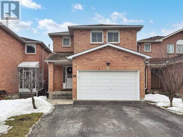 65 WESTHAMPTON DRIVE Vaughan Ontario