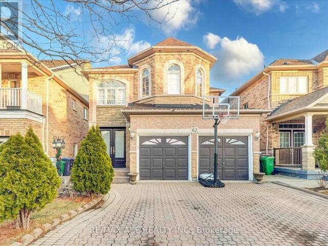 62 SAFFRON CRESCENT Brampton Ontario