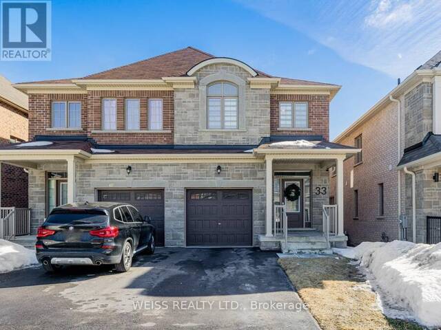 33 FREDERICK TAYLOR WAY East Gwillimbury Ontario