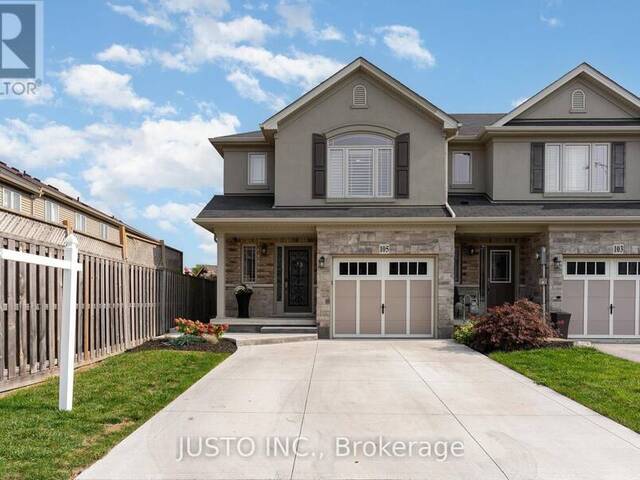 105 CHAMOMILE DRIVE Hamilton Ontario