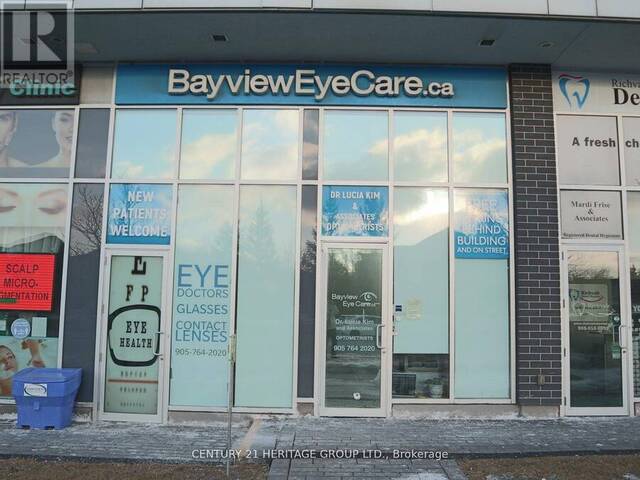 123 & 125 - 8763 BAYVIEW AVENUE Richmond Hill Ontario