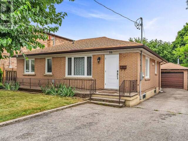 86 MORGAN AVENUE Markham Ontario