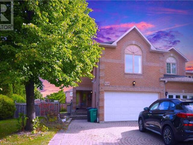 939 CARDINGTON Street Mississauga Ontario