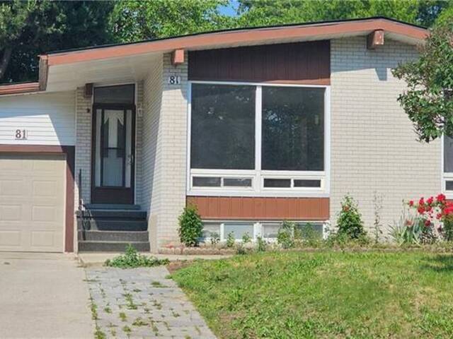 81 SECORD Avenue Unit# Bsmt Kitchener Ontario