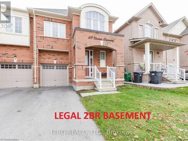 69 VEZNA Crescent Brampton Ontario