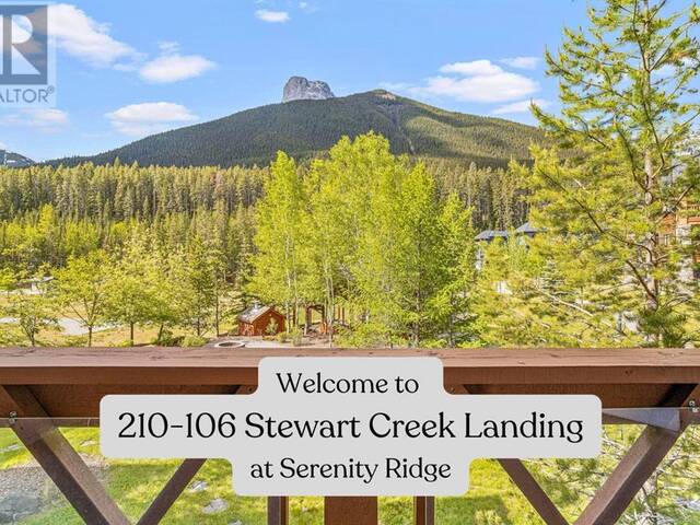 210, 106 Stewart Creek Landing Canmore Alberta