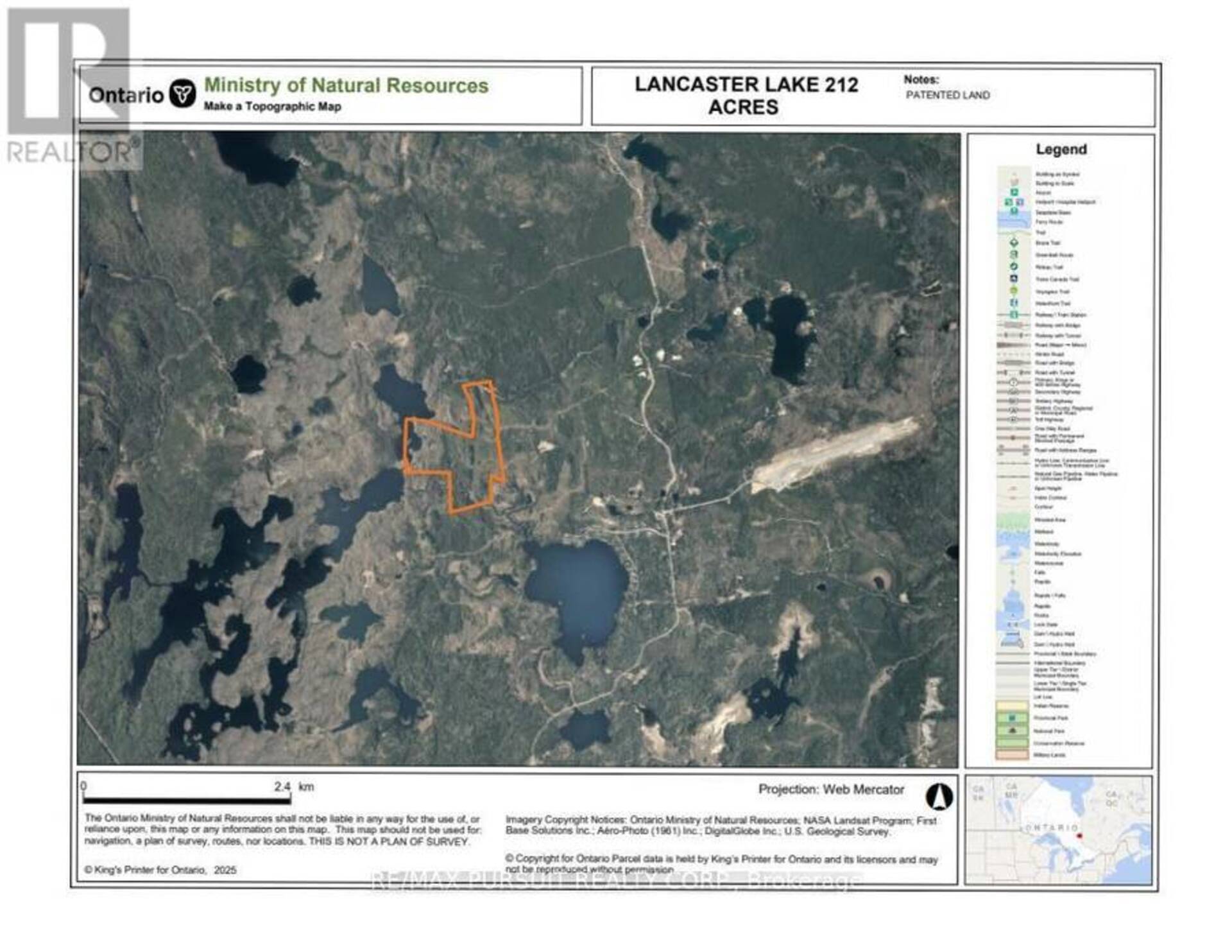 PL7280 LANCASTER LK VACANT LAND Kirkland Lake